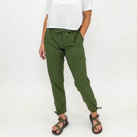 Coalatree Pants - Coalatree Trailhead Joggers sz Medium Olive Green Unisex Outdoor Athletic Pants